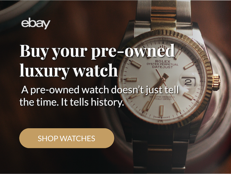 ebay Luxury watch advert